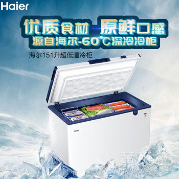 Haier海尔超低温冰箱DW/BD-55W151E 商用冷冻保鲜的坚实守护者